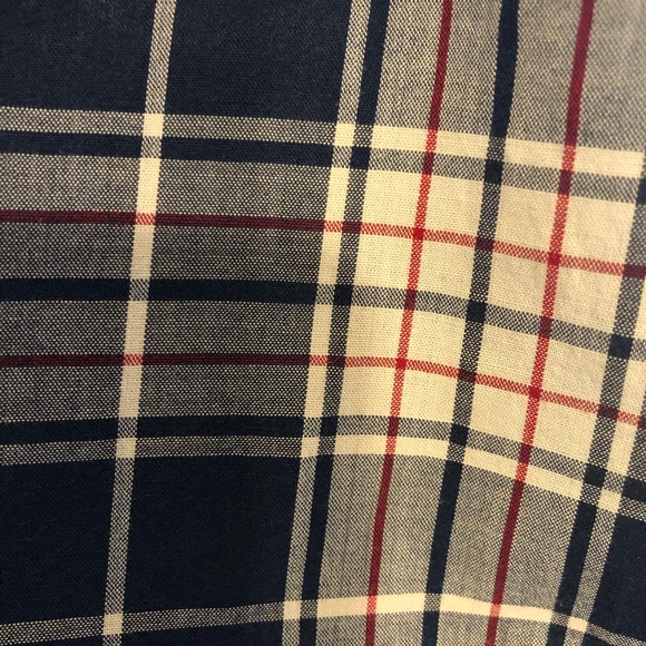 AERIE Navy, White & Red Plaid Pajama Bottoms - Picture 6 of 14